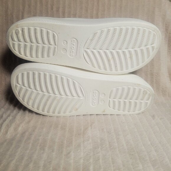 Crocs Women's Classic Platform Slide in White - Size 11 - Picture 4 of 8